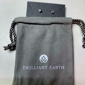 Brilliant earth authentic diamond earring